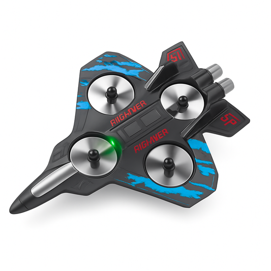 FlyFlipek - SAMOLOT ODRZUTOWY RC ZABAWKA ŚWIATŁA LED 360 FLIP