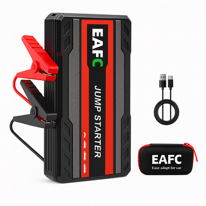 AKUSTARTER PRO™ - PRZENOŚNY POWERBANK DO SAMOCHODU 12V Z LATARKĄ 3W1
